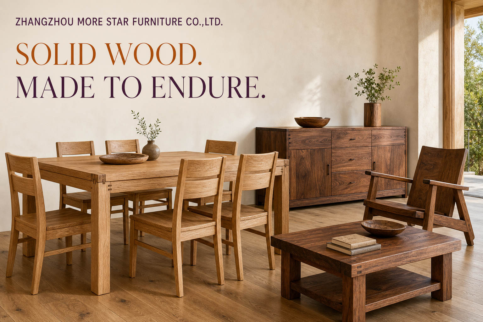 More Star Furniture solid wood furniture collection